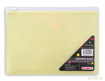 Koperta na zamek A5 PP-F54 żółta