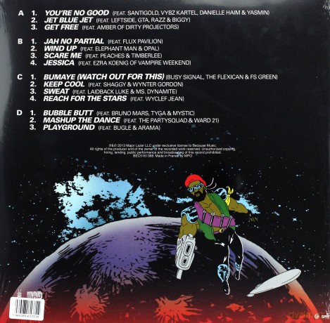 Major Lazer: Free The Universe (Limited Edition) [3xWinyl]