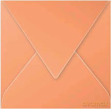 Koperty Clairefontaine 140X140 jasny pomarańczowy (1 opak = 20szt)
