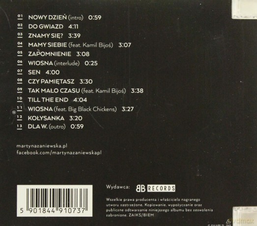 Martyna Zaniewska: Sen [CD]