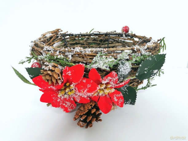 Koszyczek owalny z wikliny 21cm/10cm