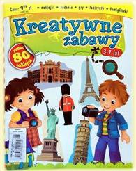 Kreatywne zabawy 80 naklejek [KSIĄŻKA]