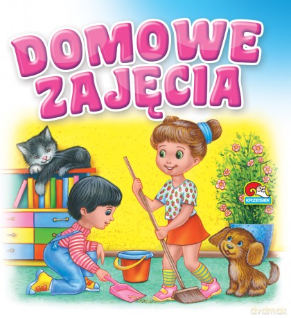 Książeczka do czytania ""Harmonijkowa"" - Domowe zajęcia (12str.) [KSIĄŻKA]