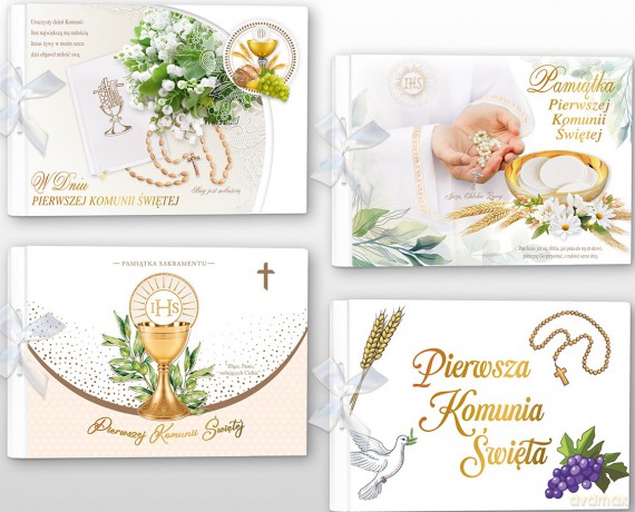 Książeczka Komunia św. A4 mix