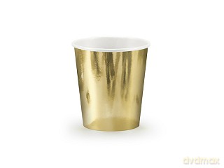 Kubeczki złote 180ml op.6szt