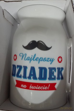 Kubek bańka 350 ml Dzień Dziadka - Najlepszy Dziadek Wąsy