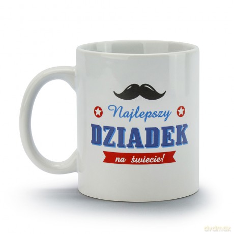Kubek boss 300 ml Dzień Dziadka - Najlepszy Dziadek Wąsy