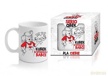 Kubek Boss seriaqbek 300 ml Dzień Babci - Wspaniałej Babci