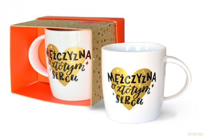 Kubek Mężczyzna o złotym sercu TOP-014