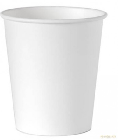 Kubek papierowy biały 250ml 80mm (100szt.)