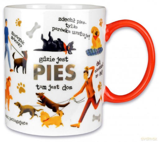 Kubek Pies, PORYS, bez opakowania