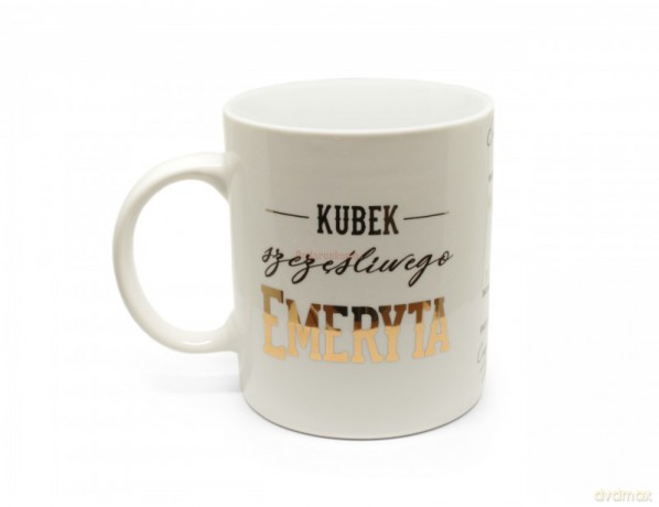 Kubek Premium - Szczęśliwego Emeryta Q-690