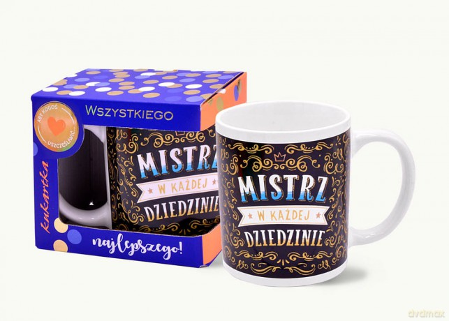 Kubek premium Mistrz w każdej dziedzinie Q 1047