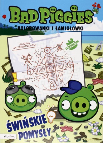 Bad Piggies Świńskie Pomysły Kolorowanki I Łamigłówki [KSIĄŻKA]