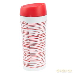 Kubek termiczny 400ml - Paski - AM-LOVE