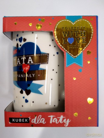 Kubek with love-tata