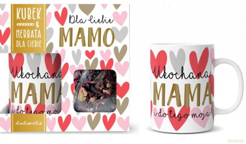 Kubek z herbatą Mama mix 2 wzorów