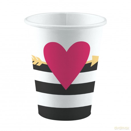 Kubki 250ml Everyday Love op.8szt