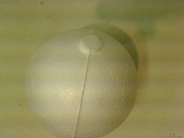 Kula styropianowa 12cm op.6szt