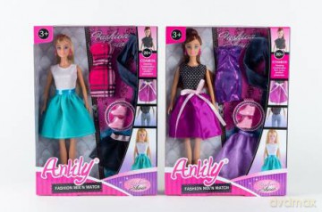 Lalka Anlili modna 30cm + akcesoria 2 wzory