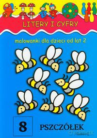 Litery i cyfry malowanki dla dzieci od lat 2 [KSIĄŻKA]