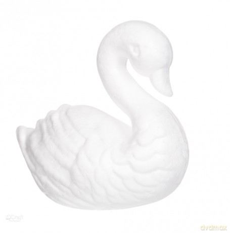 Łabędź styropianowy 12x14cm 3szt