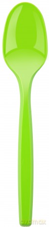 Łyżki plastikowe w soczystych kolorach op.6szt. (180 ml)