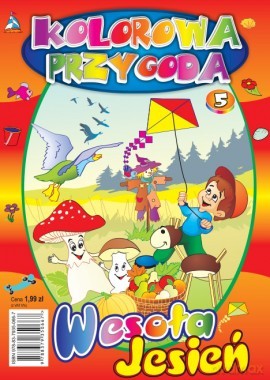 Malowanka Kolorowa przygoda 5. Wesoła Jesień [KSIĄŻKA]