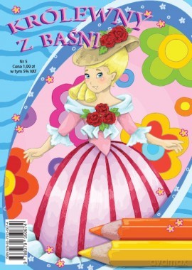 Malowanka Królewny z baśni 5 [KSIĄŻKA]