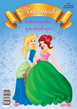 Malowanka Księżniczki 5 [KSIĄŻKA]