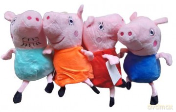 Maskotka Świnka Peppa 18cm z dźwiękiem po polsku (bez opakowania)