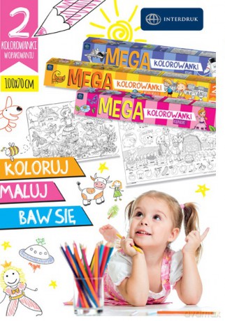 Mega kolorowanka mix wzorów