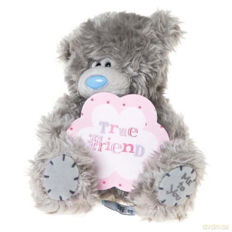 Miś 7 - z plakietką "True friend" (G01W3174)