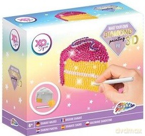 Mozaika diamentowa 3D tort