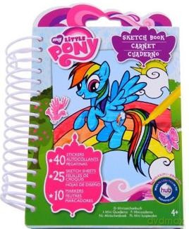 My Little Pony. Miniszkicownik z naklejkami i pisakami