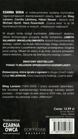Dziewczyna Która Igrała Z Ogniem Część 2 (pocket) - Stieg Larsson [KSIĄŻKA]