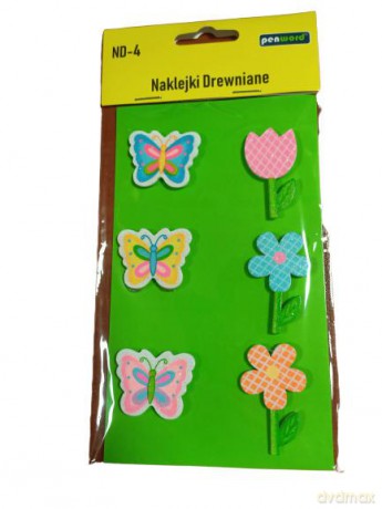 Naklejki drewniane ND-4