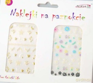 Naklejki na paznokcie 5,5x8 cm 2 ark NK-8069