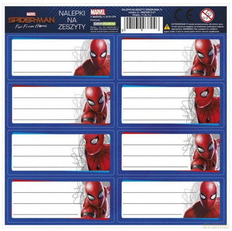 Naklejki na zeszyt Spider-man
