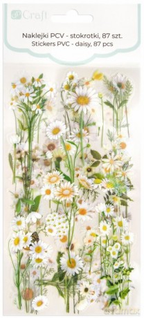 Naklejki PVC Stokrotki 87szt