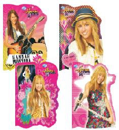 Notatniki (notesy) Derform Hannah Montana kształtowy A6 poddruk 30