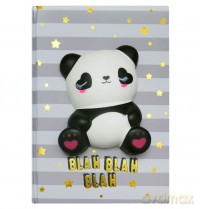 Notes A5 80 kartek Squishy pasy panda