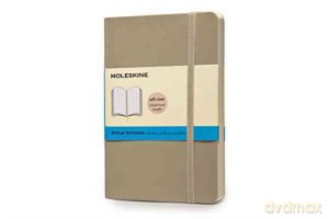 NOTES classic Moleskine P beżowy w kropki w miękkiej oprawie 9x14cm (MOQP614G4)
