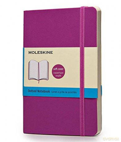 Notes classic Moleskine P orchidea w kropki w miękkiej oprawie 9x14cm (MOQP614H)