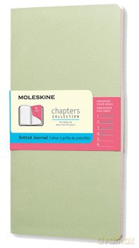 NOTES journal Moleskine slim medium miętowy w kropki 9,5x18 (MOCPT064K9)
