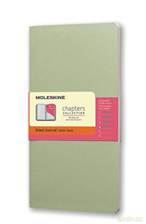 NOTES journal Moleskine slim medium miętowy w linie 9,5x18 (MOCPT061K9)