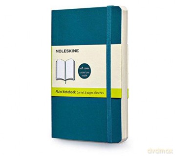 Notes Moleskine L morski gładki w miękkiej oprawie 13x21cm (MOQP618B6)