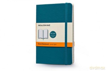 Notes Moleskine P morski w linie w miękkiej oprawie 9x14cm (MOQP611B6)