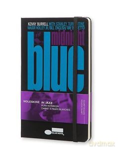 Notes Moleskine specjalna edycja L Bluenote czarny gładki w twardej oprawie 13x21cm(MOLEBLQP062)
