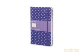 Notes Moleskine specjalna edycja L Pois w linie w fioletowej oprawie w groszki 13x21cm (MOAKTGQP060POIS)